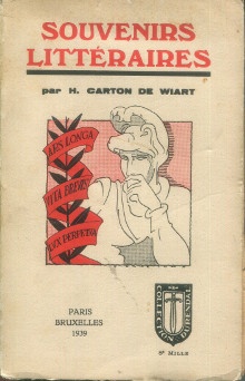 p Souvenirs litteraires p p Carton de Wiart Henry p