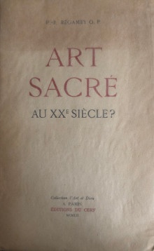  p Art sacre p p au XXe siecle p p Regamey O P p 