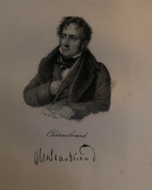  p Chateaubriand p p Portrait lithographie p p Delpech p 