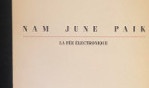 Paik Nam June   La Fée électronique