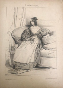 p i Le Gout nouveau i p p Lithographie p p Deveria Achille p