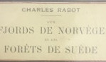 Rabot Charles   Fjords de Norvège