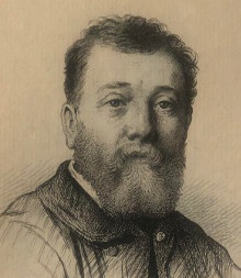  p Antoine Vollon p p Portrait grave p p par L Massard p 