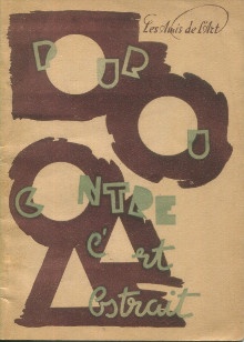  p Pour et Contre l art abstrait p p Degand Leon i et i Estienne Charles p 