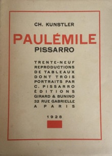  p Paulemile Pissarro p p Kunstler Charles p 