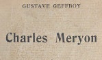 Meryon   Gustave Geoffroy