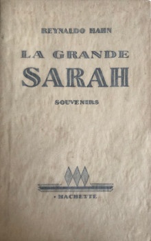 p La Grande p p Sarah p p i souvenirs i p p Hahn Reynaldo p