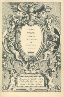 p Jerome Cock editeur d estampes et graveur 1507 1570 p p De Pauw De Veen Lydia p