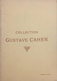 p Collection Gust b Cahen b p p Premiere Vente p p Deuxieme Vente p p Troisieme Vente p p mai juin 1929 p p 3 volumes p