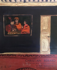 Christian b Berard b br p p p Galerie Lucie Weill p p Affiche Paris 1961 p p p
