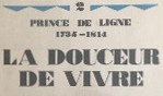 Ligne   Prince de   La douceur de vivre