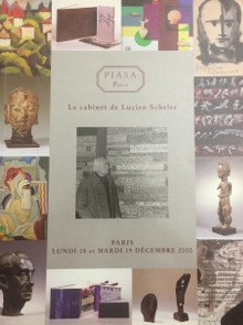  p Le cabinet de Lucien b Scheler b p p provenant de sa succession p p Tableaux modernes Meubles de A Noll p p Arts primitifs Precieux livres et autographes p 