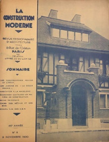 p Habitation de M et Mme Catry p p a La Madeleine p p par MM Cordonnier architectes p Goissaud Antony