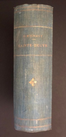 p Sainte Beuve p p avant les Lundis p p i Essai sur la formation de son esprit i p p i et de sa methode critique i p p Michaut Gustave p