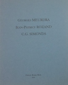 p Georges Meurdra Jean Patrice Rozand C G Simonds p p Sculptures hautes hieratiques p p Lascault Gilbert p