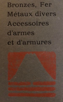 p Collection S Bing p p Bronzes Fer p p Metaux divers p p Accessoires p p d Armes p p et d Armures p p 1906 p