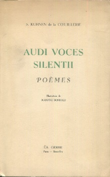  p Audi Voces Silentii Poemes p p Kuhnen de la Coeuillerie Simone p 