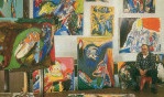 Jorn   expo galerie jeanne bucher  1971 luxure de l'esthesie