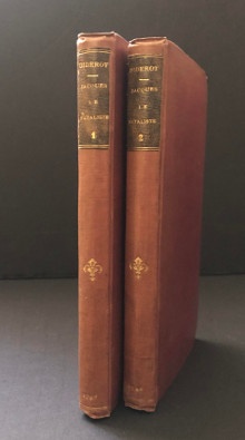 p Jacques le Fataliste p p et son maitre p p par Diderot p p nouvelle edition plus correcte que les precedentes p p avec figures p p Deux volumes p p Diderot p