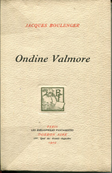 Ondine Valmore Boulenger Jacques