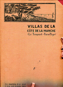 p Villas de la cote de la Manche p p Le Touquet Paris Plage p p 1929 p
