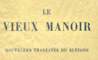 Lagerlöf   Manoir vieux